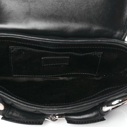 Gucci Nappa Vertical Matelasse Small Maxi Horsebit Chain Shoulder Bag Black 5 of 8