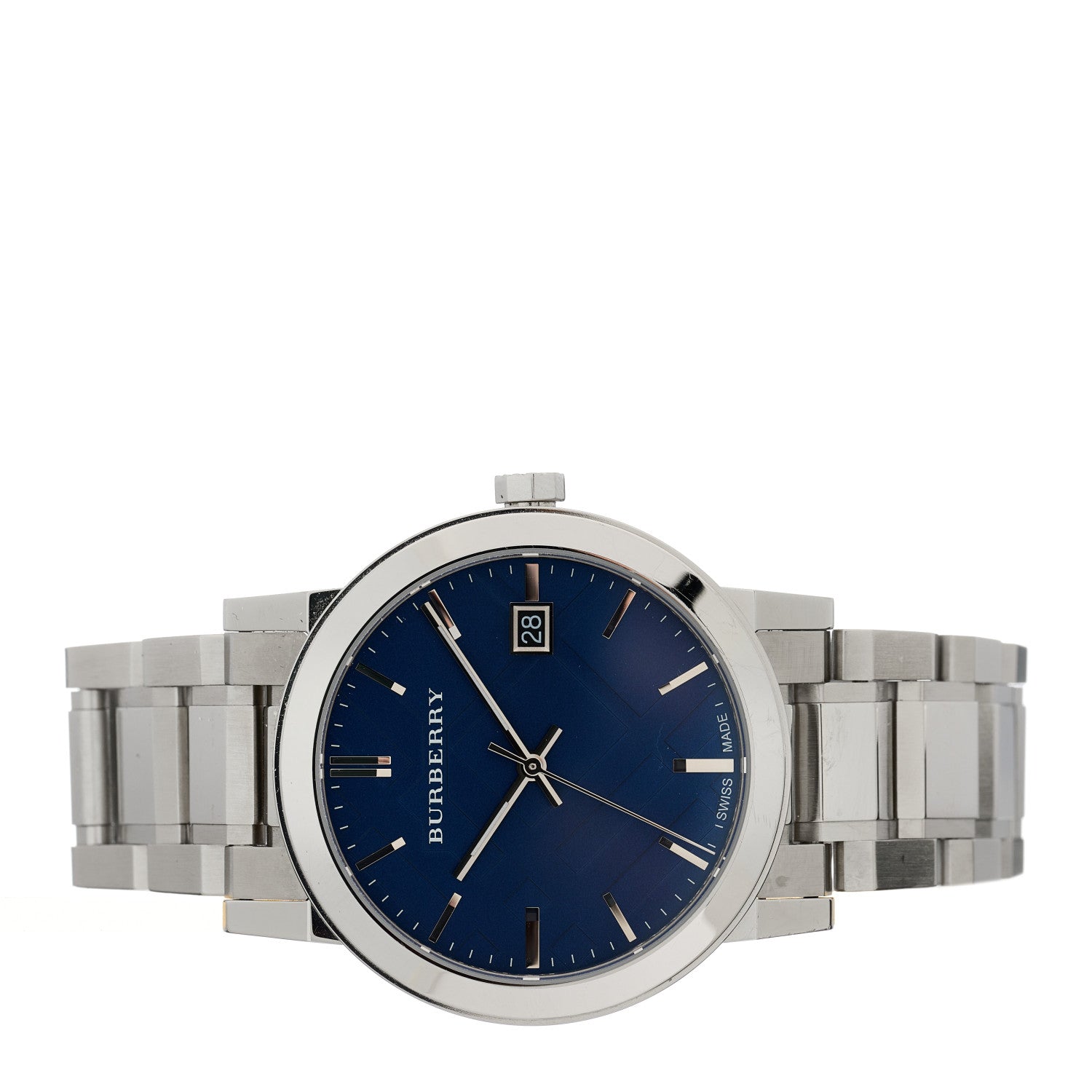 Burberry Stainless Steel 38mm The City Quartz Watch Blue BU9031 2 of 5