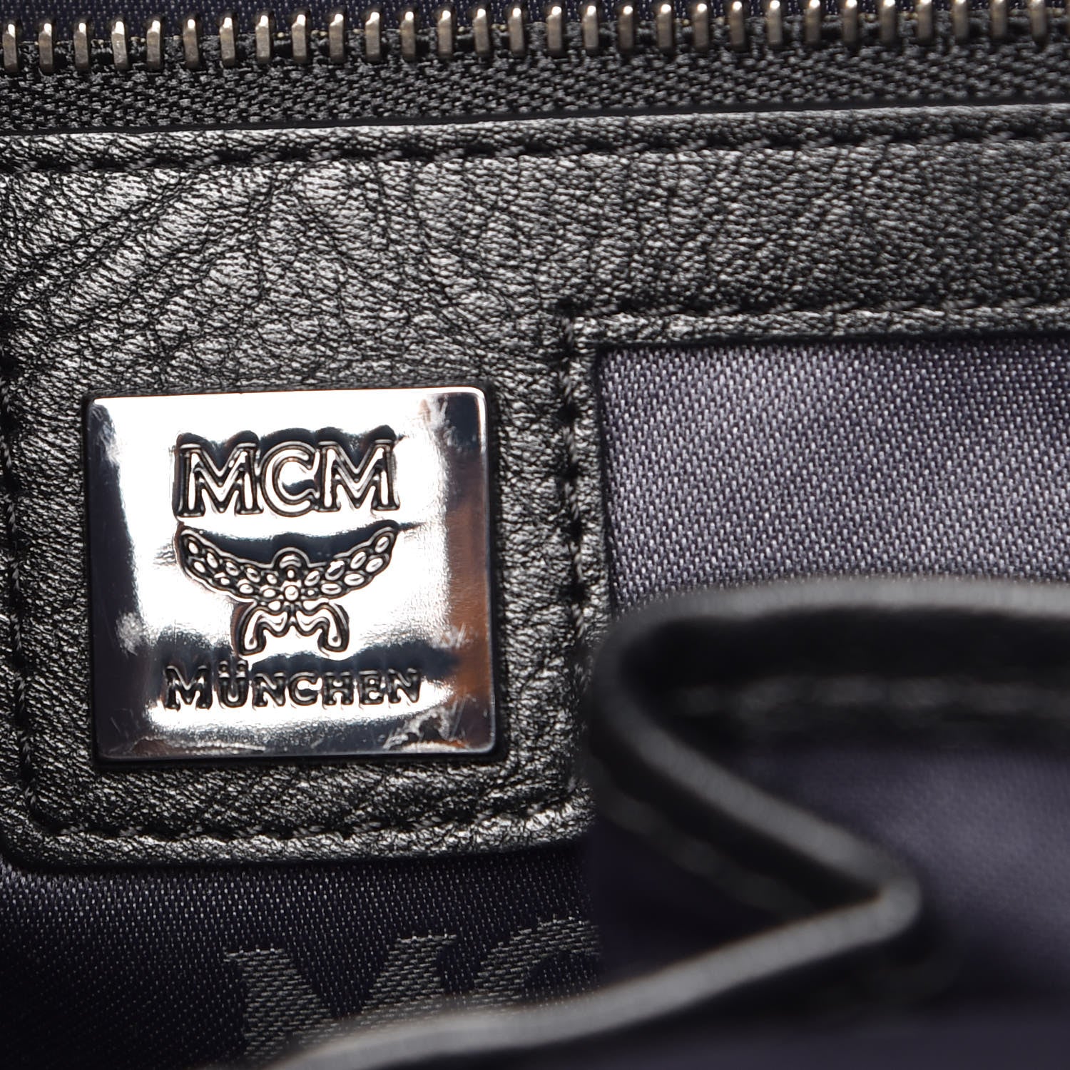 MCM Visetos Studded Small Dual Stark Backpack Black 11 of 12