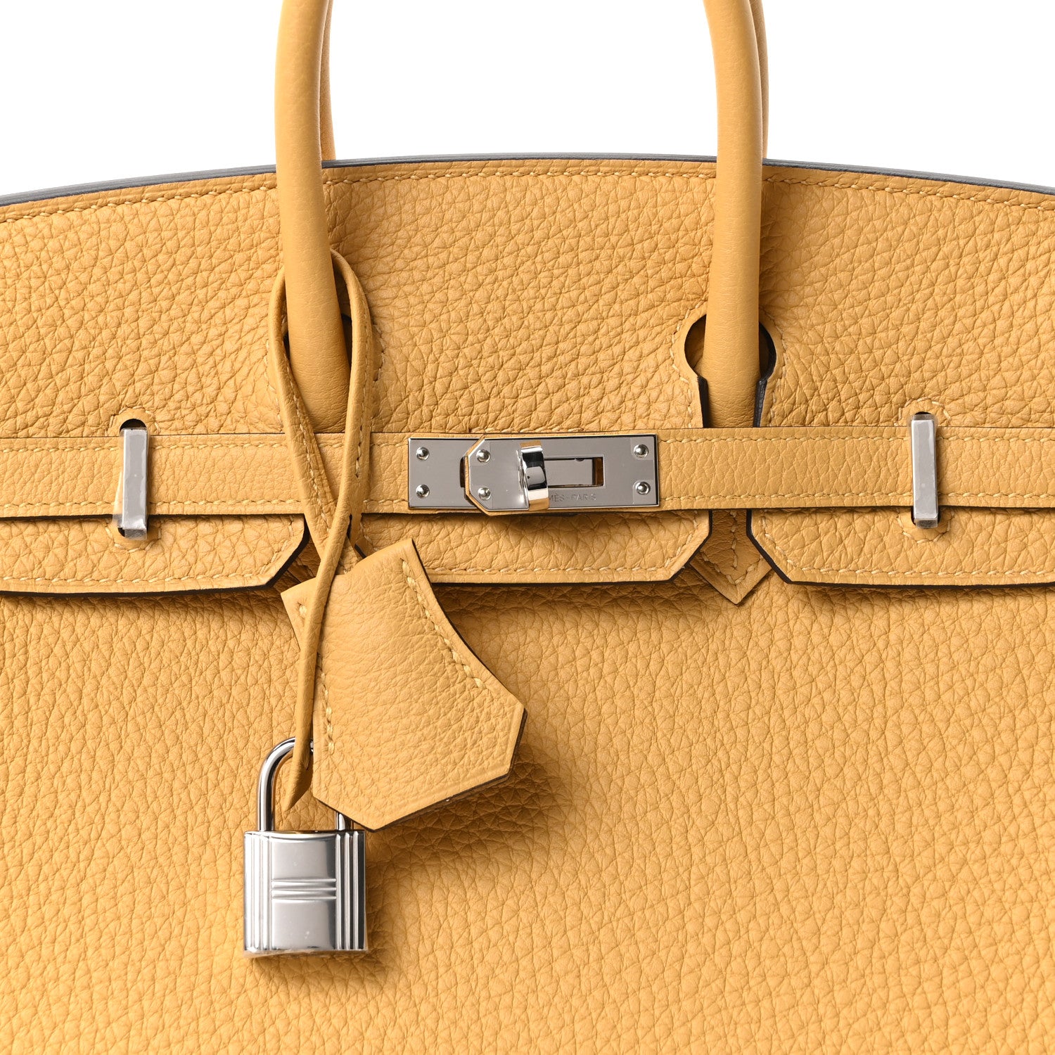 Hermes Togo Birkin 25 Paille 7 of 10