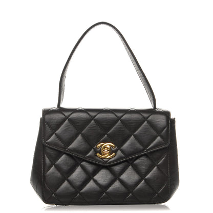 Chanel Lambskin Mini Kelly Flap Bag Black 1 of 9