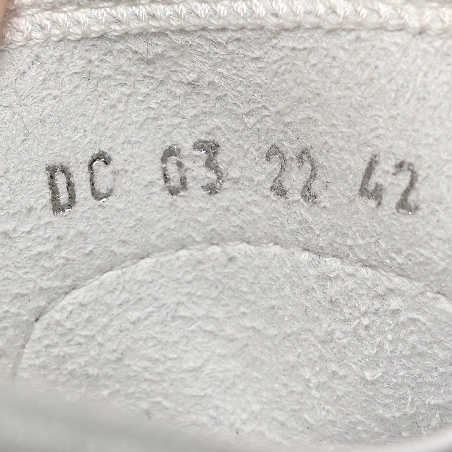 PVC Oblique Embossed Mens B23 Low Top Sneakers 42 White