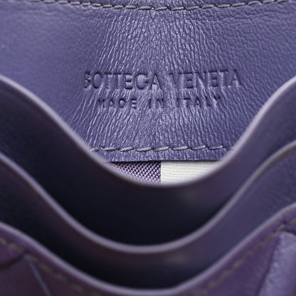 Bottega Veneta Nappa Intrecciato Card Holder Purple 6 of 7