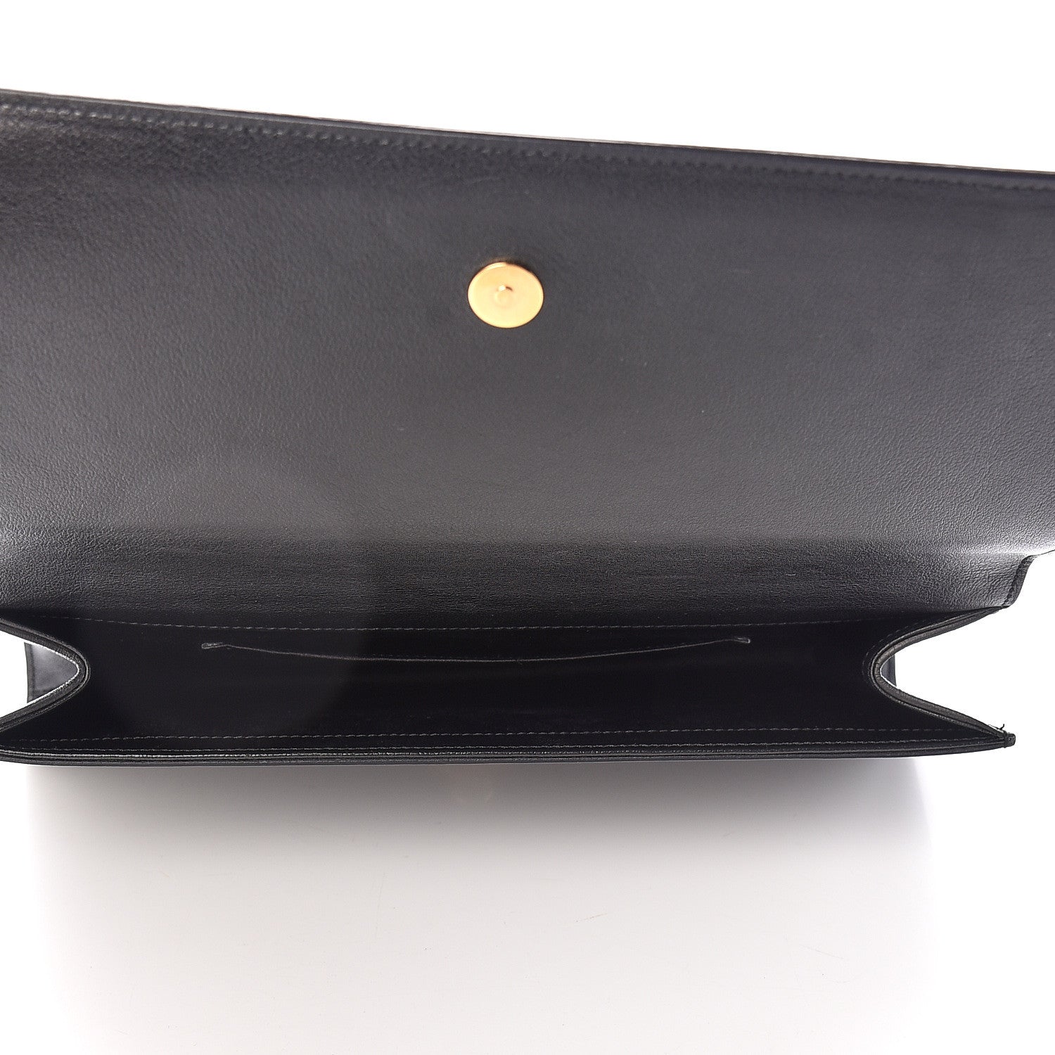 Saint Laurent Calfskin Monogram Large Belle De Jour Clutch Black 7 of 9