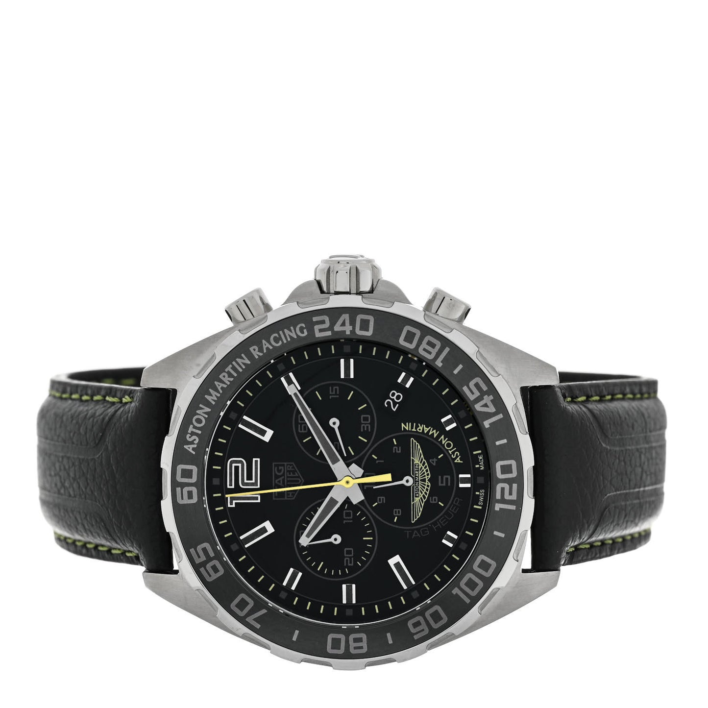 Stainless Steel 43mm Formula 1 Aston Martin Quartz Watch Black CAZ101P