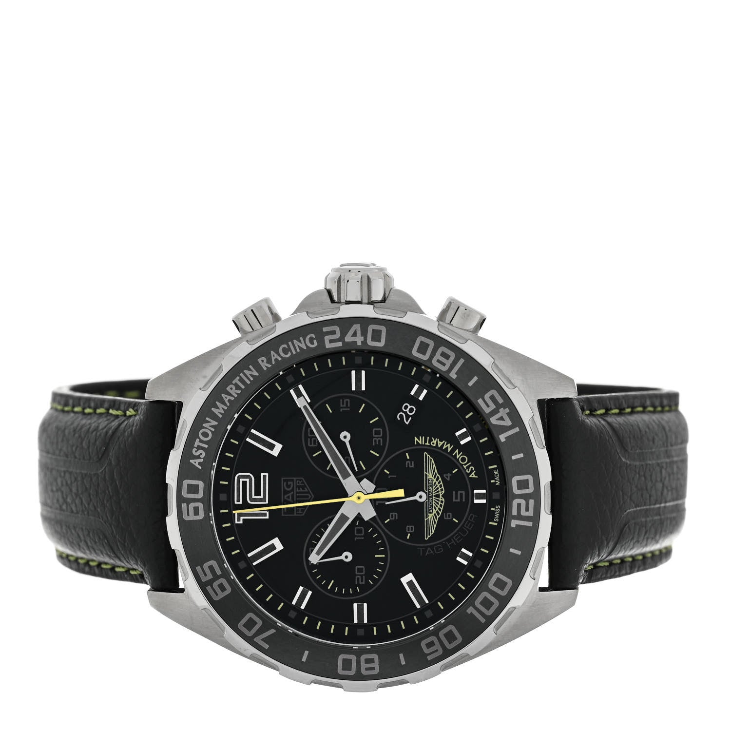 Tag Heuer Stainless Steel 43mm Formula 1 Aston Martin Quartz Watch Black CAZ101P 2 of 5