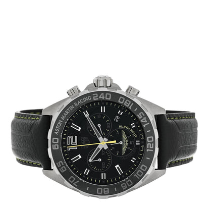 Tag Heuer Stainless Steel 43mm Formula 1 Aston Martin Quartz Watch Black CAZ101P 2 of 5