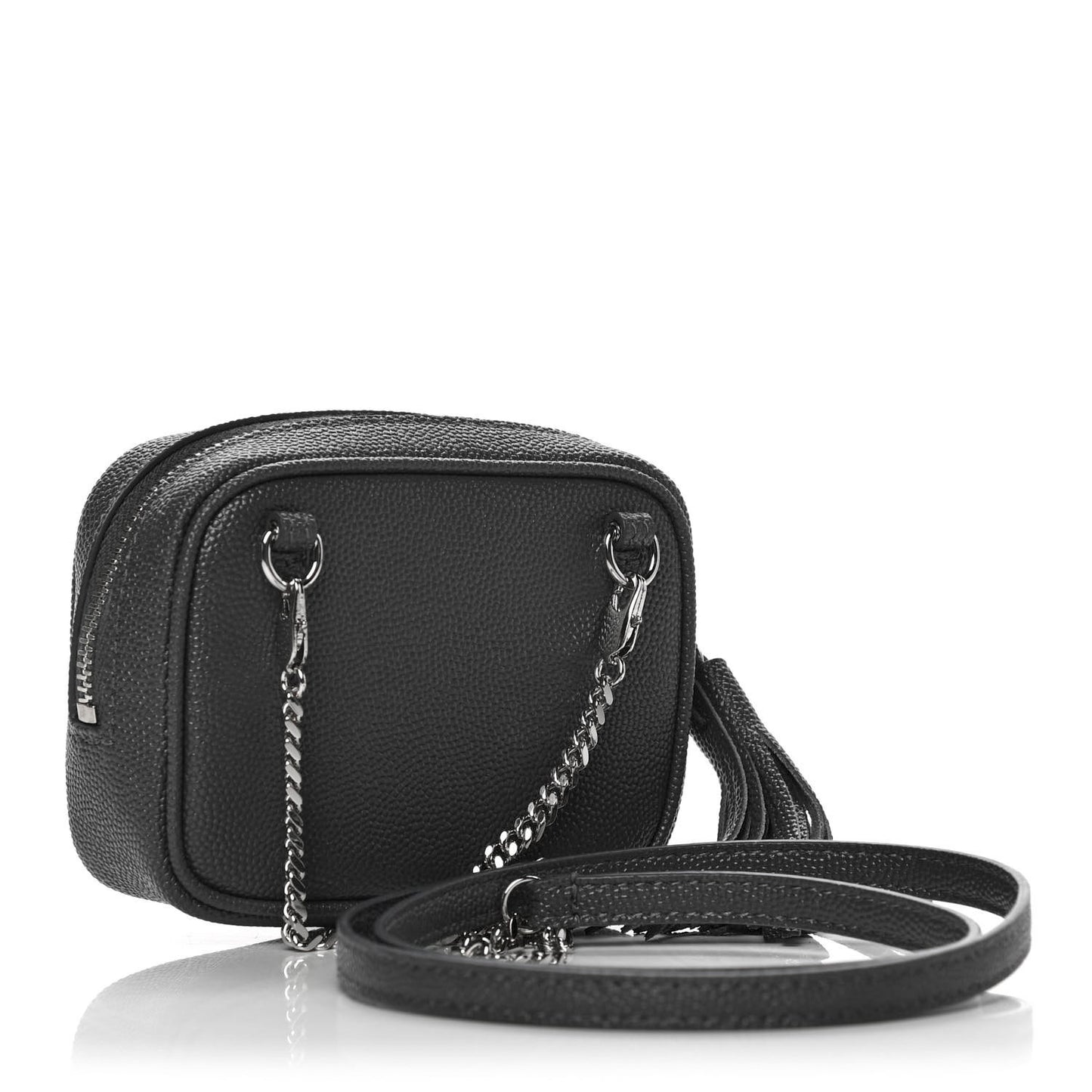 Grain De Poudre Matelasse Monogram Baby Lou Camera Bag Dark Smog