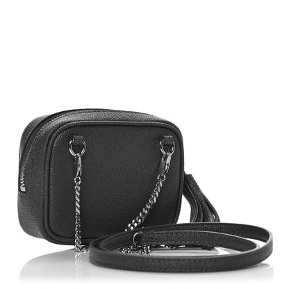 Saint Laurent Grain De Poudre Matelasse Monogram Baby Lou Camera Bag Dark Smog 3 of 11