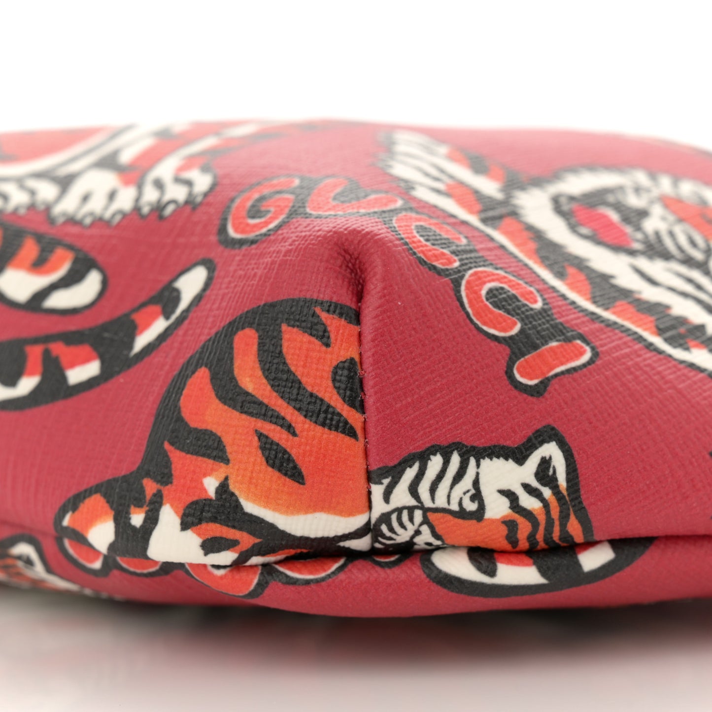 GG Supreme Monogram Angry Cat Print Childrens Belt Bag Multicolor