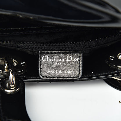 Christian Dior Patent Cannage Mini Lady Dior Black 6 of 12
