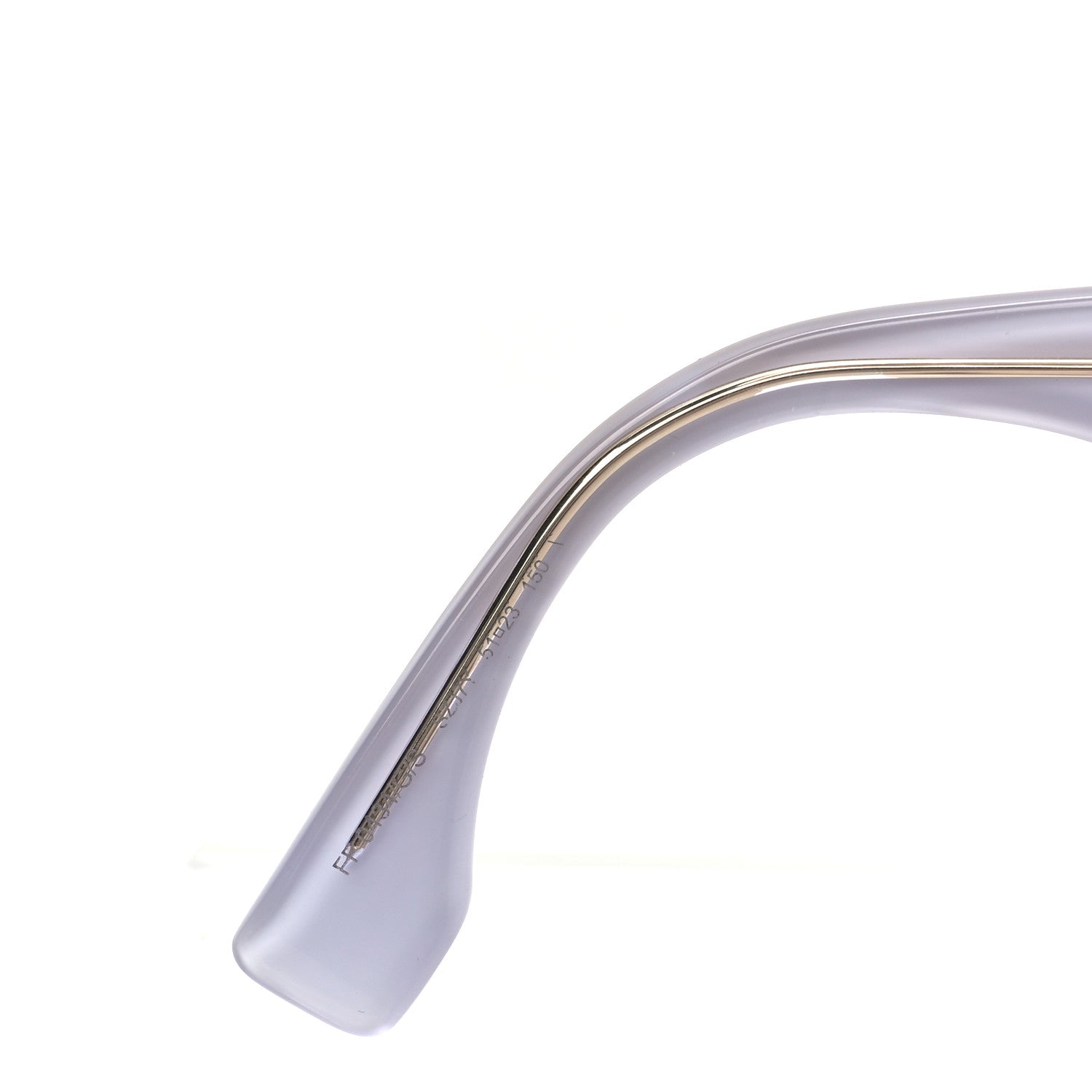 Fendi Acetate FF Sunglasses FF 0434/G/S White Gold 6 of 6
