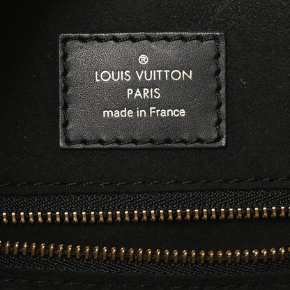 Louis Vuitton Calfskin Monogram Fold Tote PM Cream Khaki Black 6 of 9