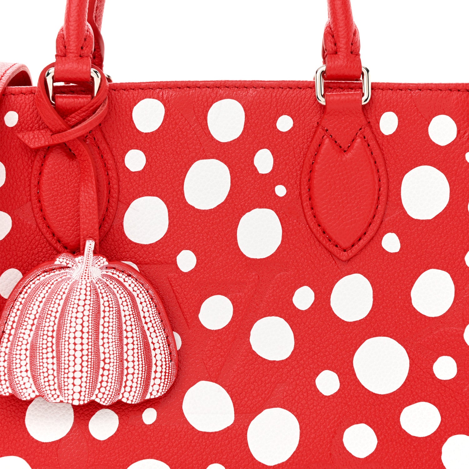 Louis Vuitton Monogram Kusama Dots Onthego PM Red White 7 of 11