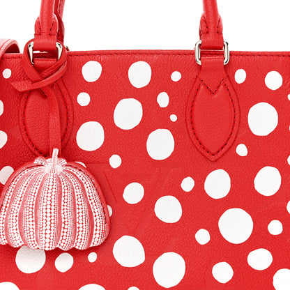 Louis Vuitton Monogram Kusama Dots Onthego PM Red White 7 of 11