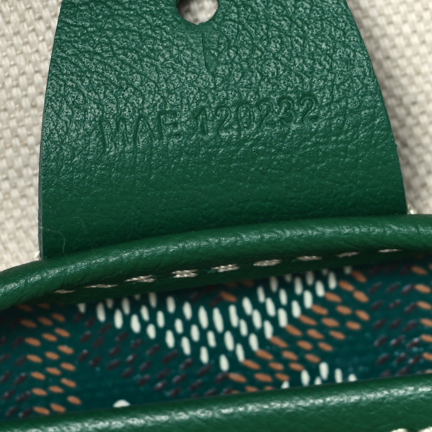 Goyardine Artois MM Green