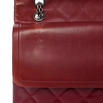 Chanel Distressed Patent Quilted 2.55 Reissue 227 Flap Red 13 of 18