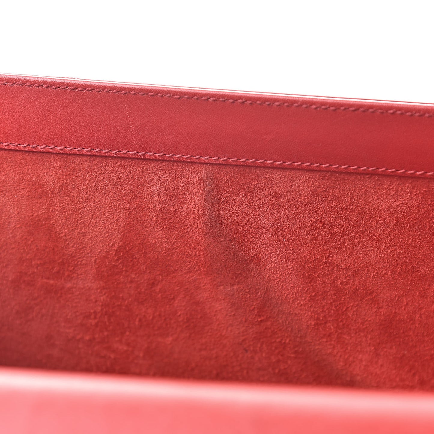 Smooth Calfskin Medium Classic Monogram Kate Tassel Satchel Lipstick Red