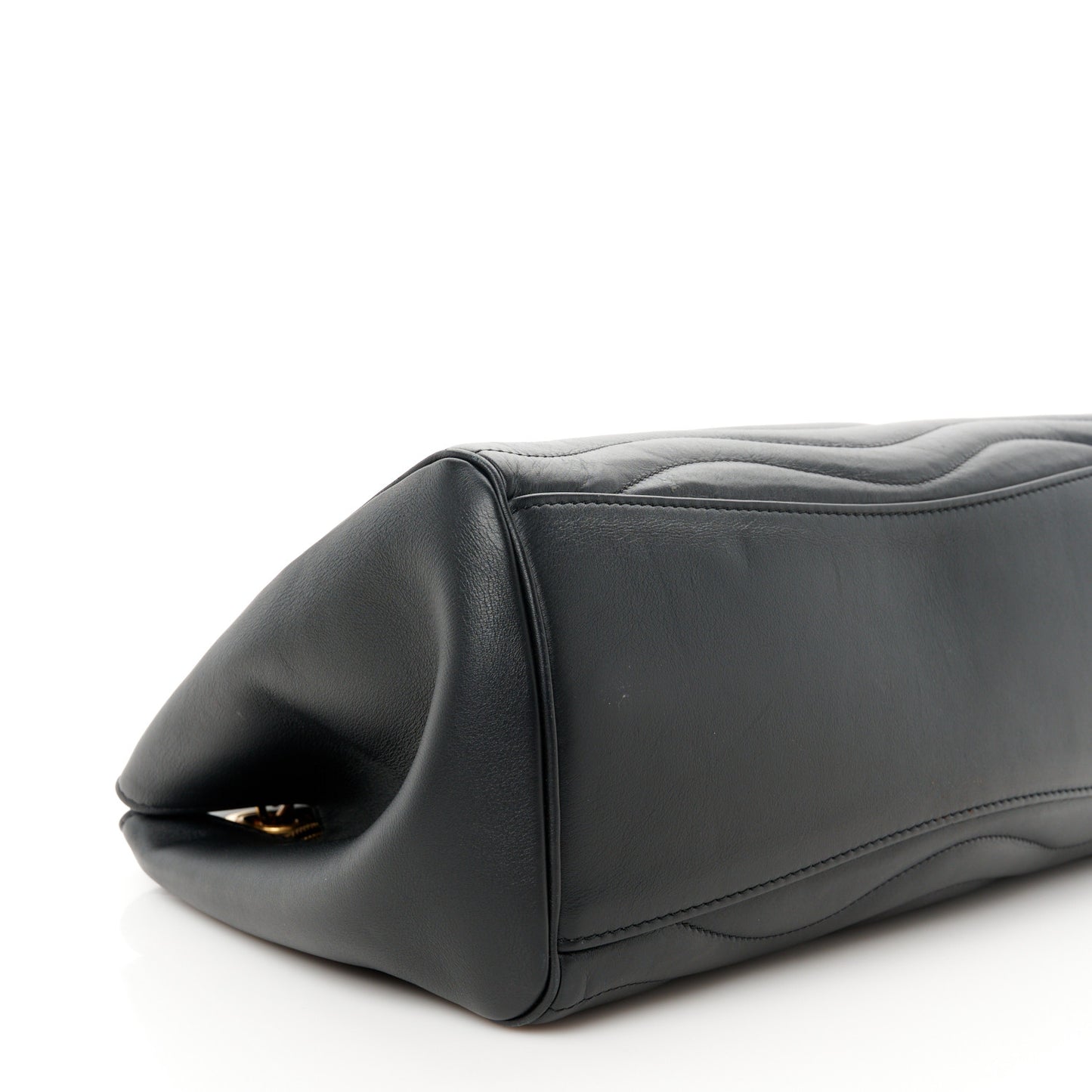 Calfskin New Wave Chain Tote Black