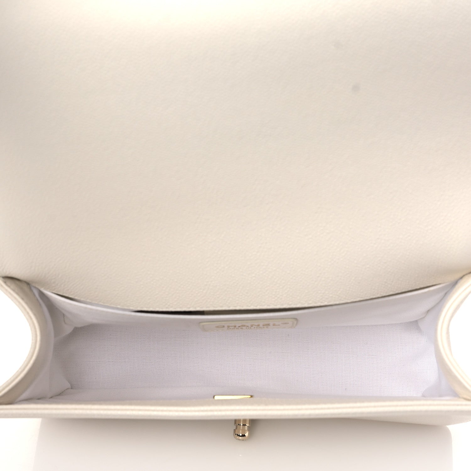 Chanel Caviar Quilted Medium Boy Flap Ivory 5 of 11