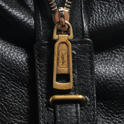 Saint Laurent Pony Hair Leopard Print Large Cabas Chyc Black 9 of 9
