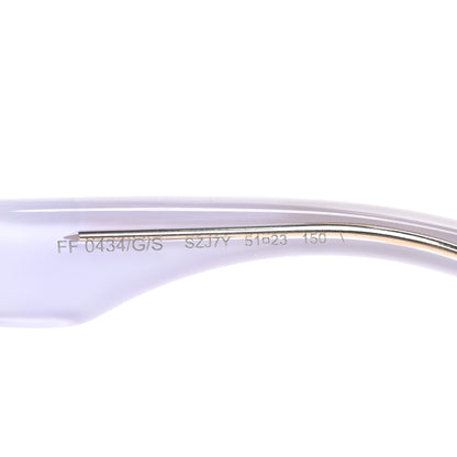 Fendi Acetate FF Sunglasses FF 0434/G/S White Gold 7 of 7
