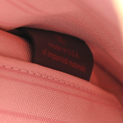 Louis Vuitton Damier Ebene Neverfull MM GM Pochette Rose Ballerine 7 of 8