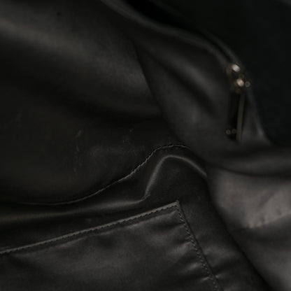 Chanel Caviar Stitched Pocket In The City Hobo Black 10 of 11