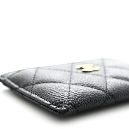Chanel Caviar Quilted Card Holder Black 9 of 12