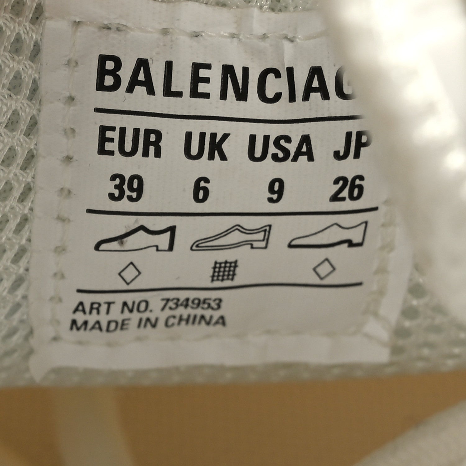 Balenciaga Rubber Monocolor Womens Triple S Sneakers 39 White 7 of 8