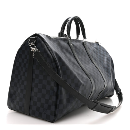 Louis Vuitton Damier Cobalt Keepall Bandouliere 55 2 of 8