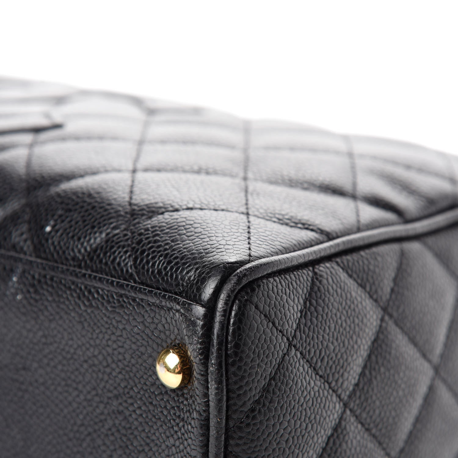 Chanel Caviar Quilted Large Bowler Black 9 of 13