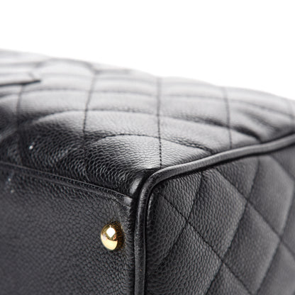 Chanel Caviar Quilted Large Bowler Black 9 of 13