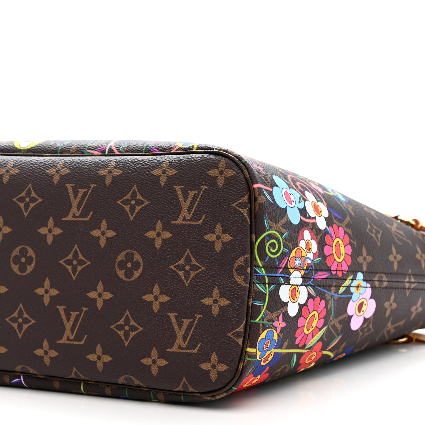 LV X TM Monogram Flowers Neverfull MM