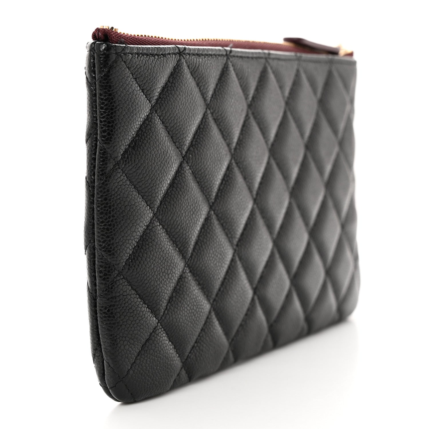 Chanel Caviar Quilted Cosmetic Case Black 3 of 7