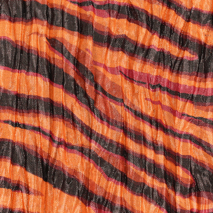 Louis Vuitton Cashmere Silk Tiger Etole Stole Orange Multicolor 3 of 3