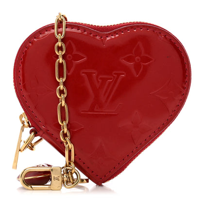 Louis Vuitton Vernis Coeur Heart Coin Purse Pomme D'Amour 1 of 6