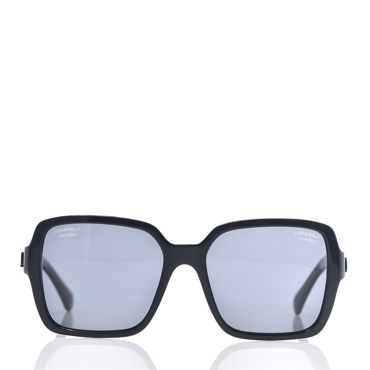 Acetate Polarized Square Sunglasses 5408 Black