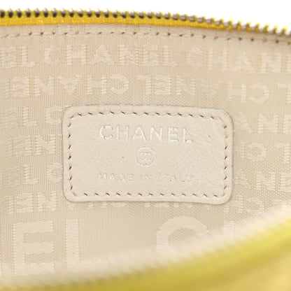 Chanel Lambskin Precious Symbols Pochette Chartreuse 6 of 13