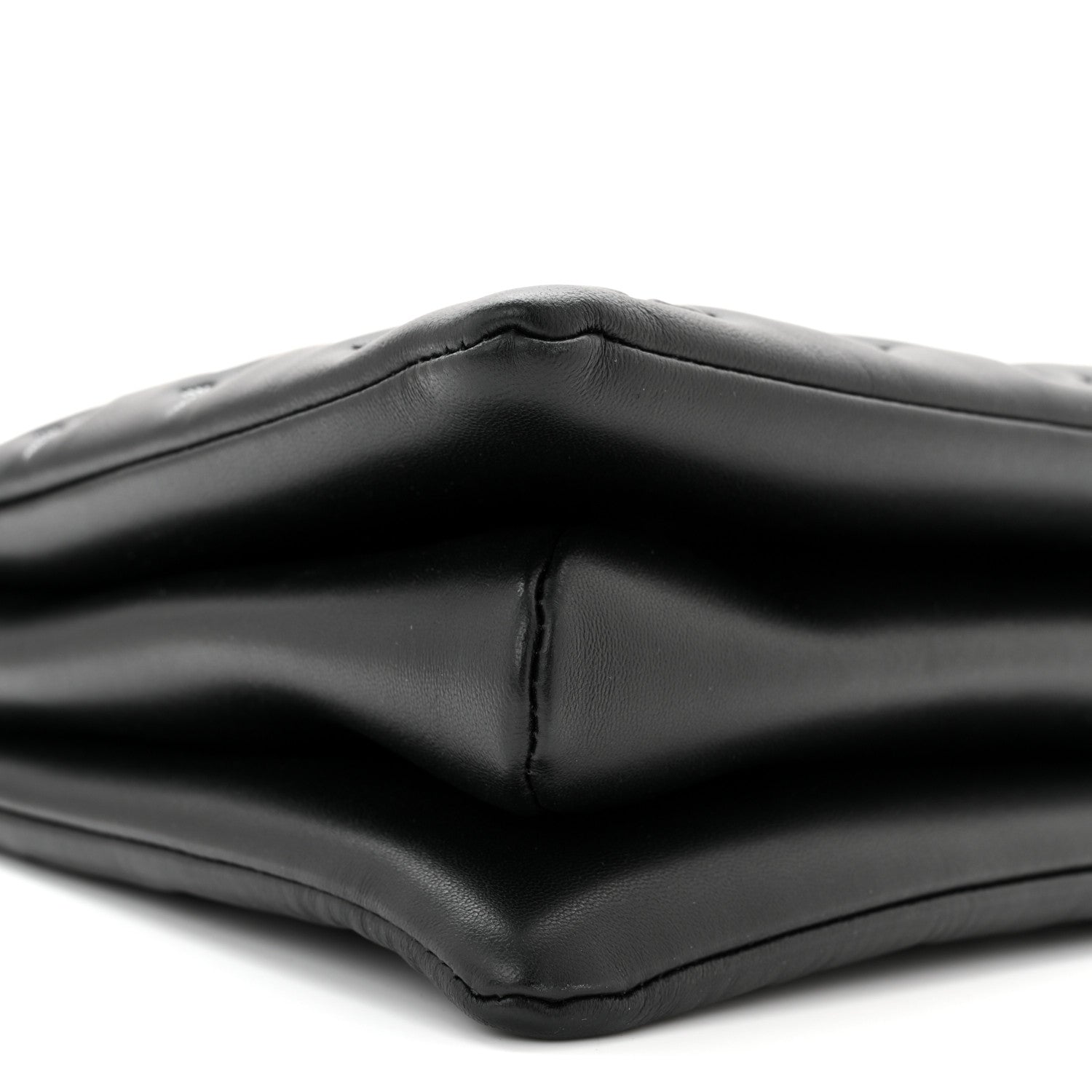Louis Vuitton Lambskin Embossed Monogram Coussin MM Black Gray 8 of 9