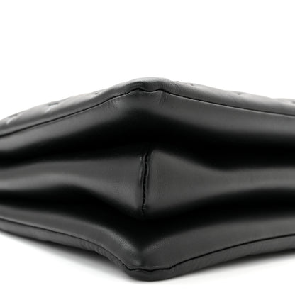 Louis Vuitton Lambskin Embossed Monogram Coussin MM Black Gray 8 of 9