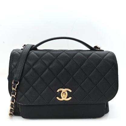 Chanel Caviar Quilted Large Business Affinity Flap Black 1 of 11
