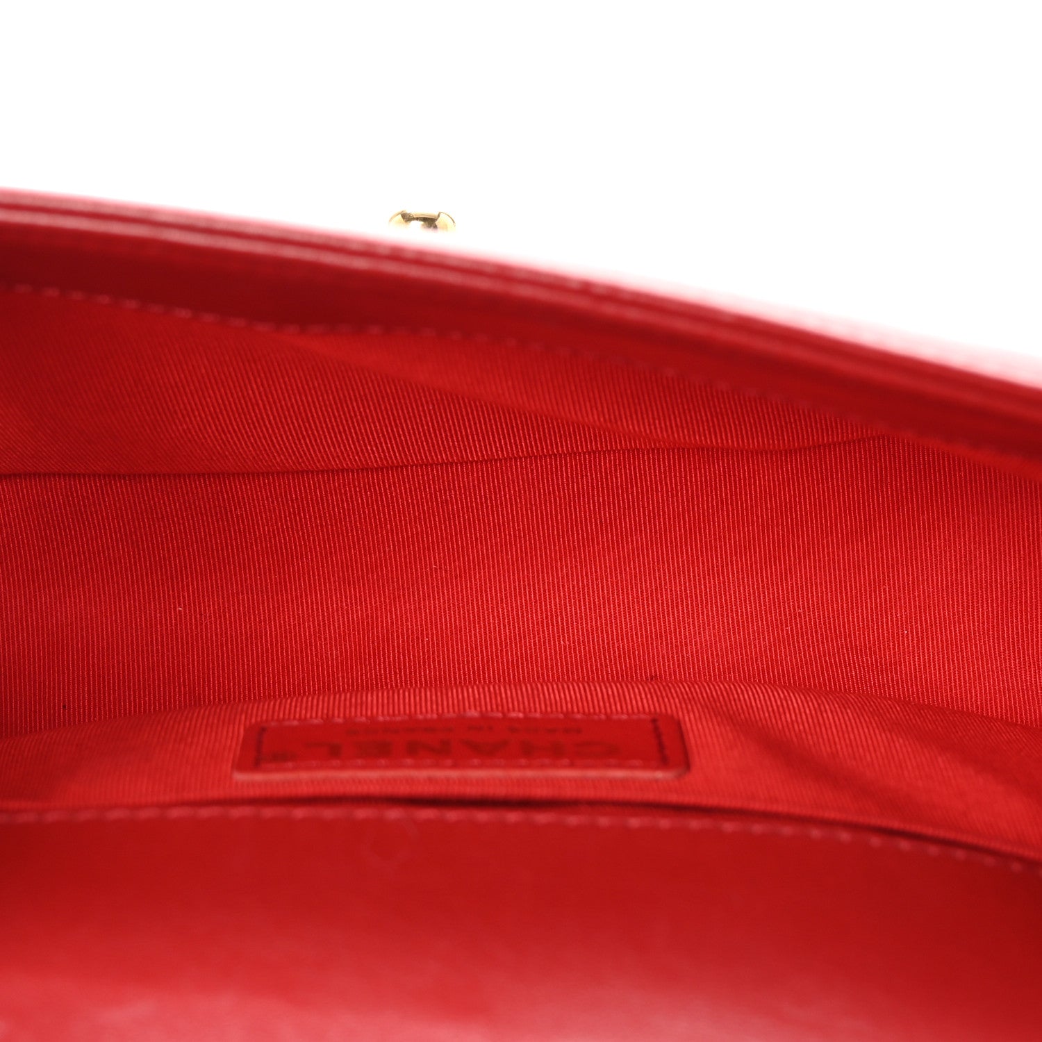 Chanel Lambskin Quilted Small Boy Flap Red 5 of 10