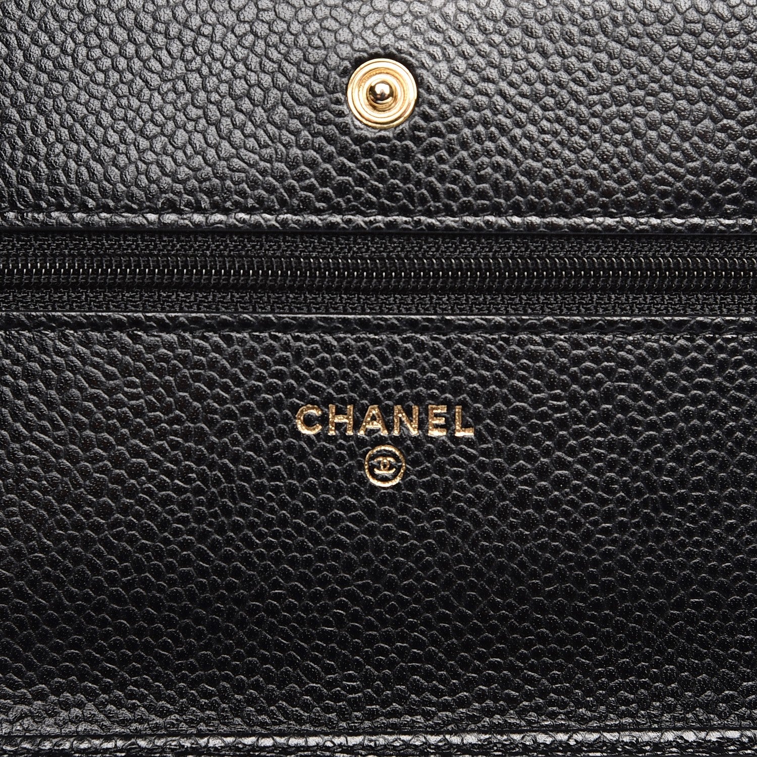 Chanel Caviar Quilted Wallet On Chain WOC Black 8 of 17