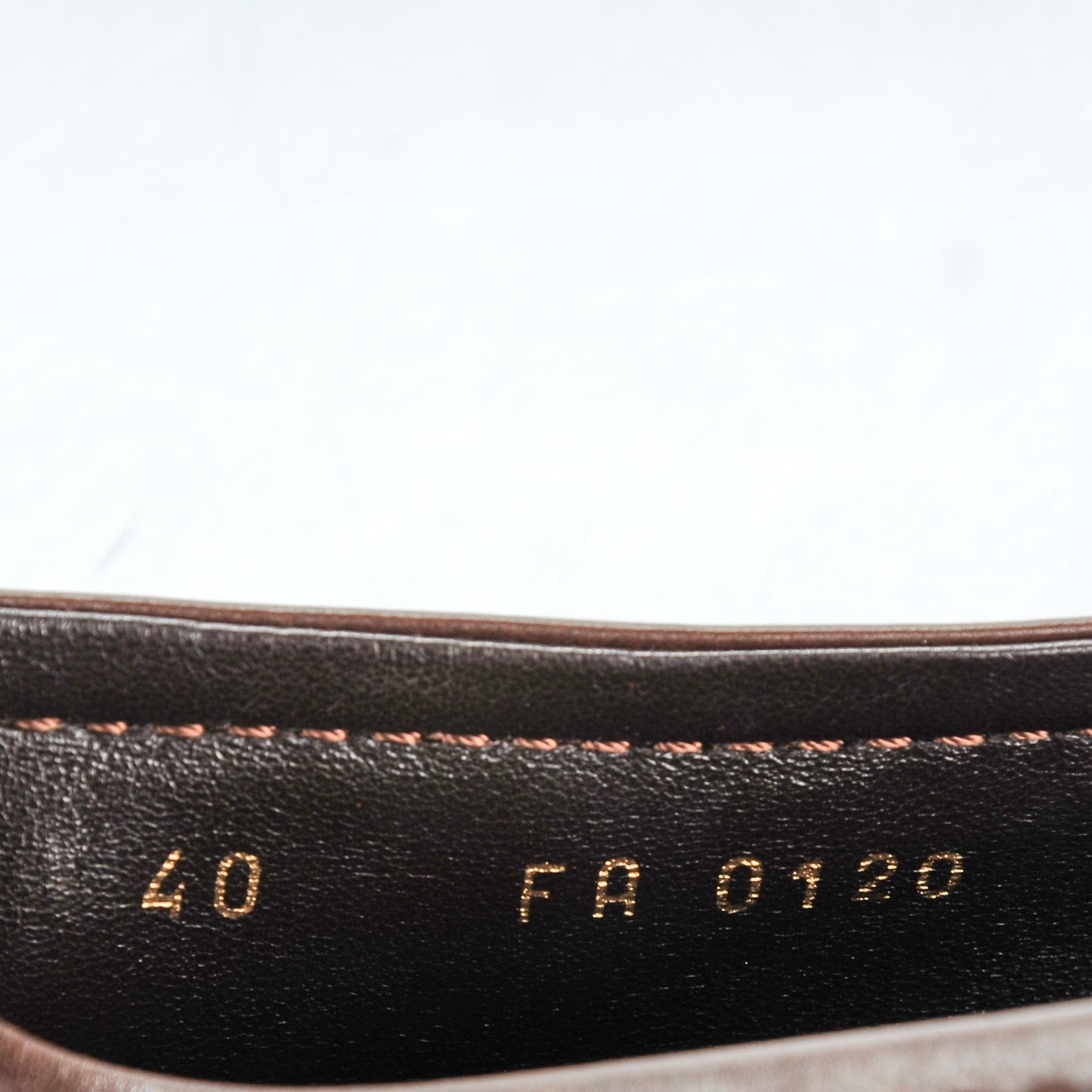 Louis Vuitton Calfskin Oxford Ballerina Flats Moka 40 7 of 8