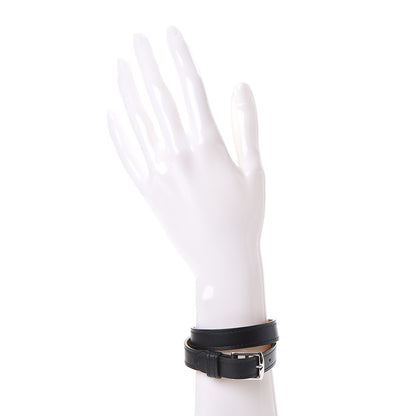 Hermes Chamonix Etriviere Double Tour Bracelet Black 2 of 7
