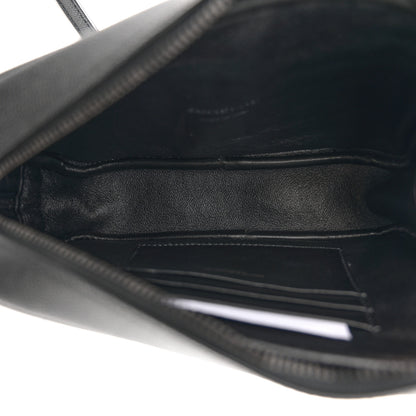 Saint Laurent Grain De Poudre Matelasse Monochrome Monogram Mini Lou Camera Bag Black 5 of 10