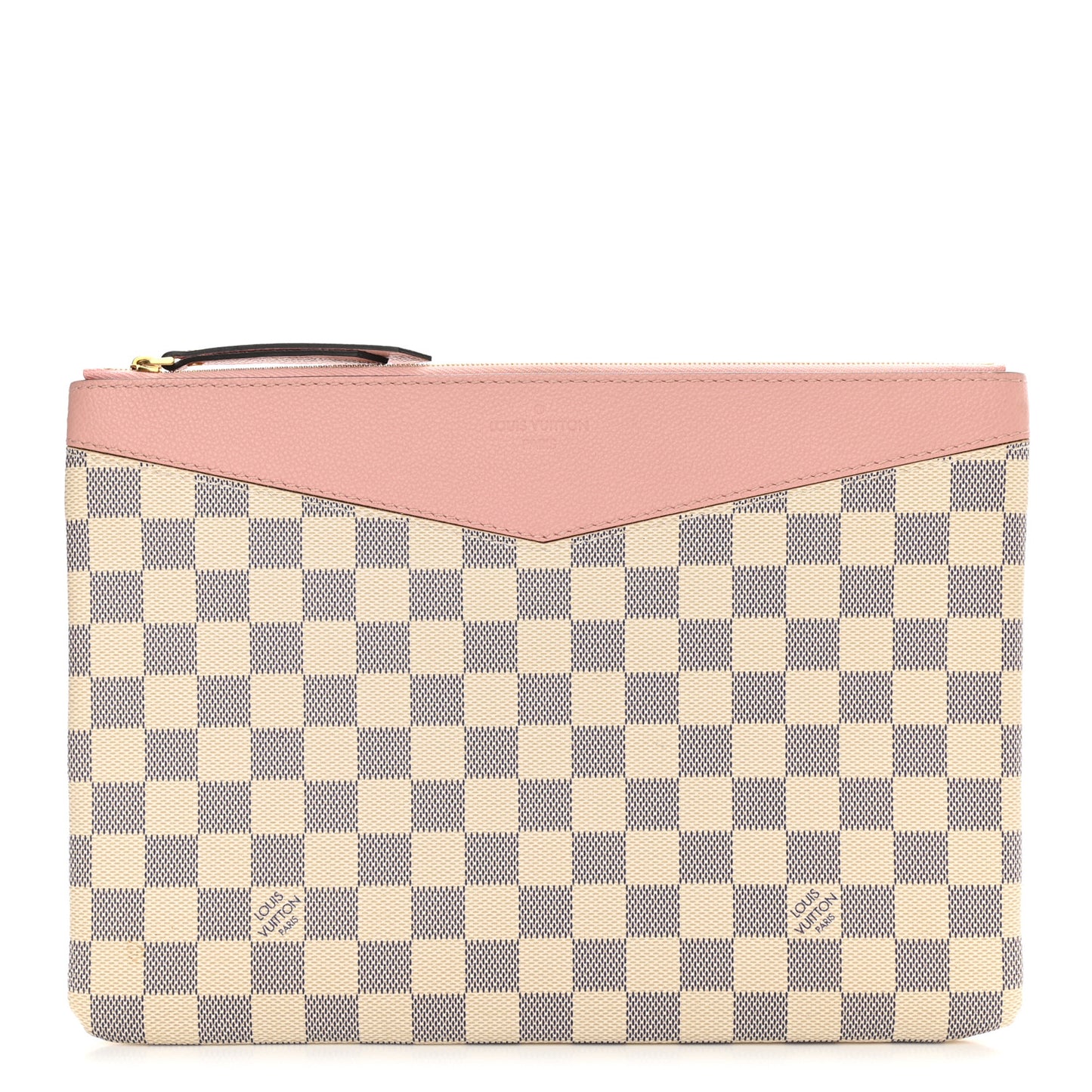 Damier Azur Daily Pouch Rose Poudre