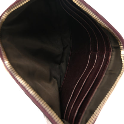 Gucci Guccissima D Gold Wristlet Bordeaux 5 of 8