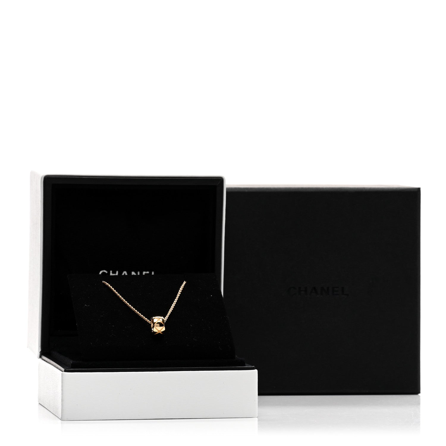 Chanel 18K Yellow Gold Coco Crush Round Pendant Necklace 5 of 5